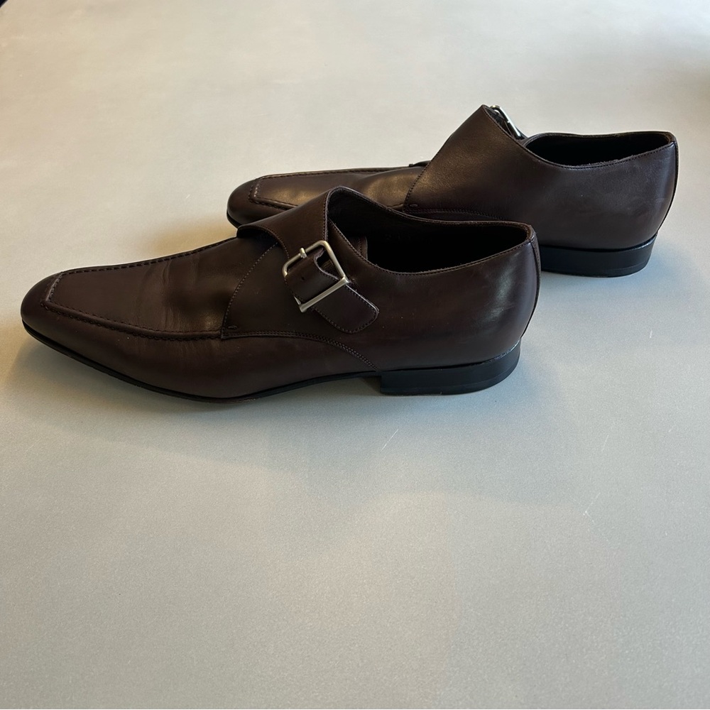Men’s F&D Forward brown leather classic shoe , Size 44 UK , 10.5-11 U.S. - Picture 3 of 10
